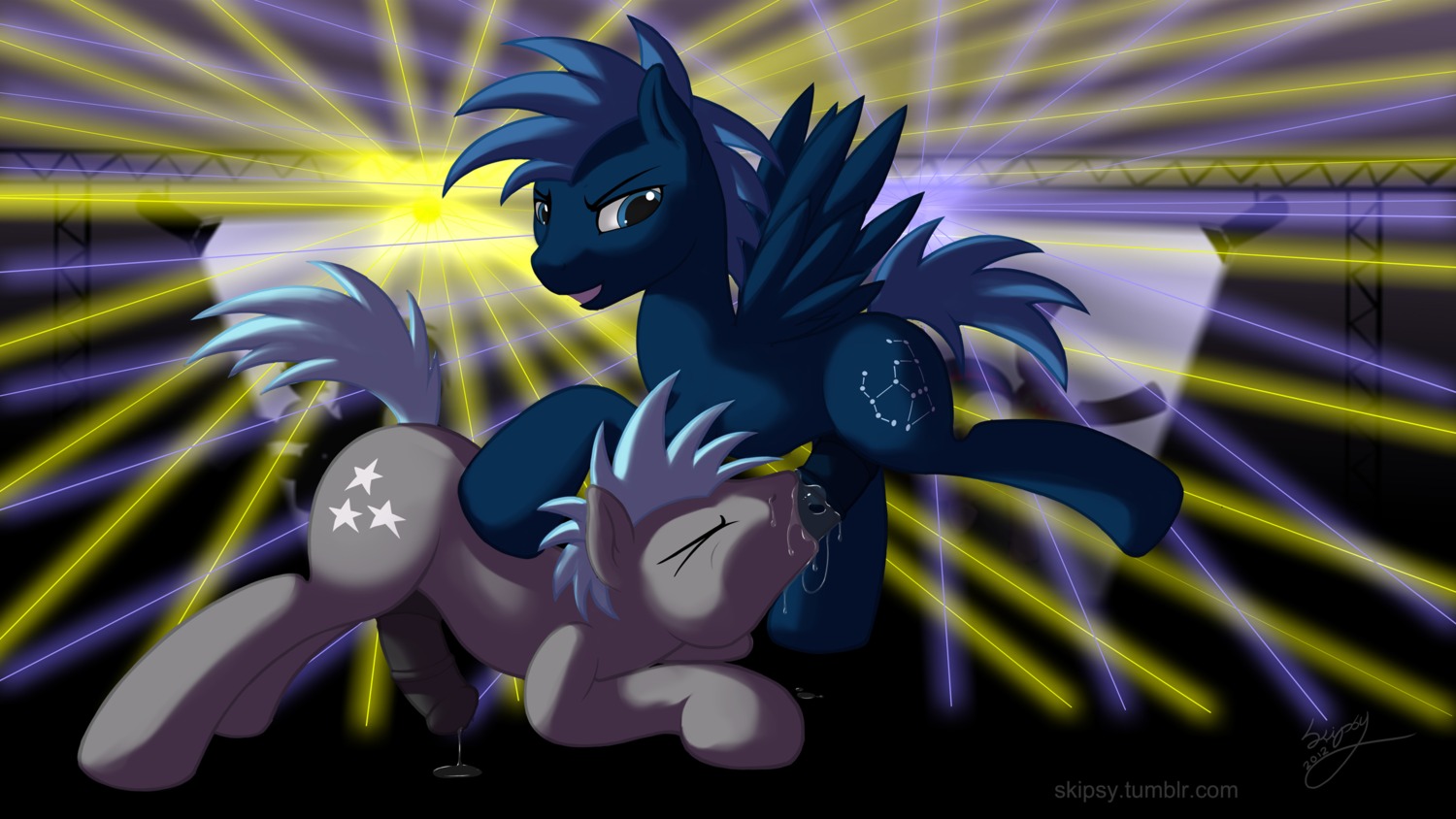 bodily_fluids cum cum_in_mouth cum_inside cutie_mark duo e621 equid equine erection feathered_wings feathers fellatio feral feral_on_feral feral_penetrated feral_penetrating feral_penetrating_feral friendship_is_magic genital_fluids genitals hasbro hi_res male male/male male_penetrated male_penetrating male_penetrating_male mammal my_little_pony mythological_creature mythological_equine mythology oral oral_penetration pegasus penetration penile penis precum quadruped rave sex skipsy star_hunter_(mlp) tail twilight_sky_(mlp) wings