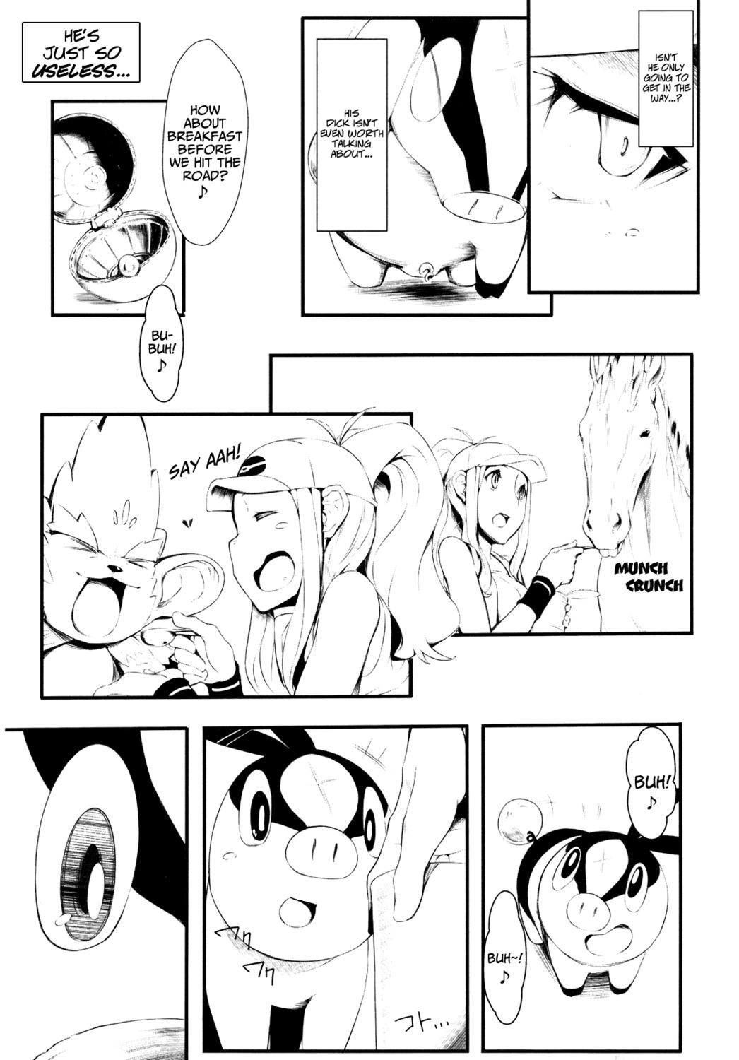comic faithful_tepig female hilda_(pokemon) human interspecies nintendo pokemon rule34