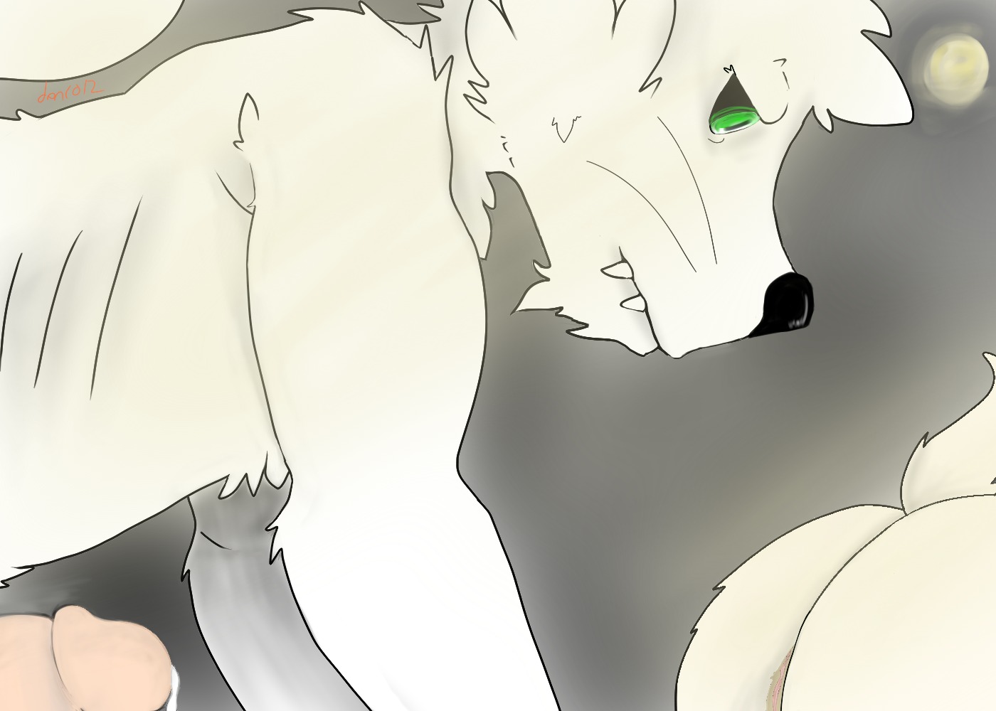 anthro ass caprine donro female goat male male_focus night original_character penis pussy rape rule34 sex werecat