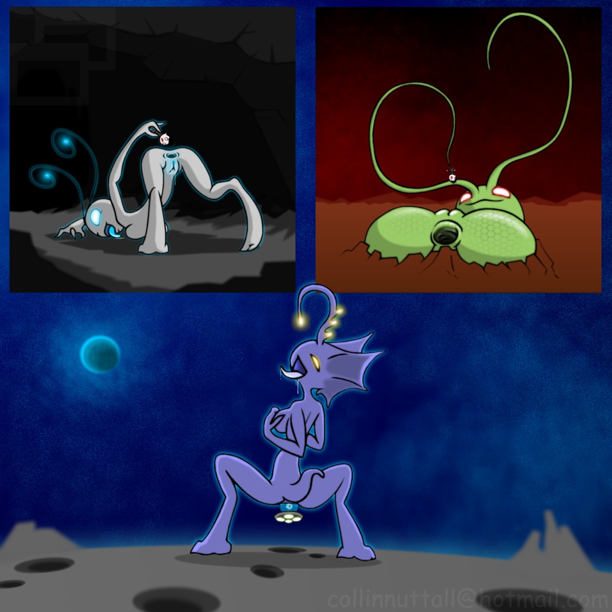 1:1 2014 alien all_fours anal anal_penetration anal_vore anus ass_up bodily_fluids breast_grab breasts butt drooling duo e621 female female_penetrated gaping gaping_anus genital_fluids genitals glowing glowing_eyes green_body hand_on_breast hi_res human kneeling lying macro male male/female male_penetrating male_penetrating_female mammal moon multiple_images open_mouth penetration planet purple_body saliva sex shadow slushy space tail tongue tongue_out ufo vaginal_fluids vore vulva white_body