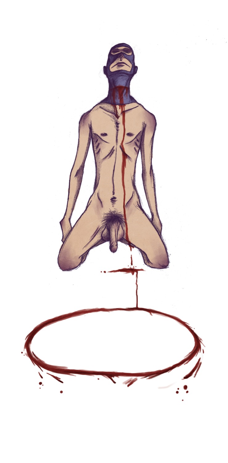 1boy blood gore male male_only male_ryona rule34 slit_throat spy_(team_fortress_2) team_fortress_2