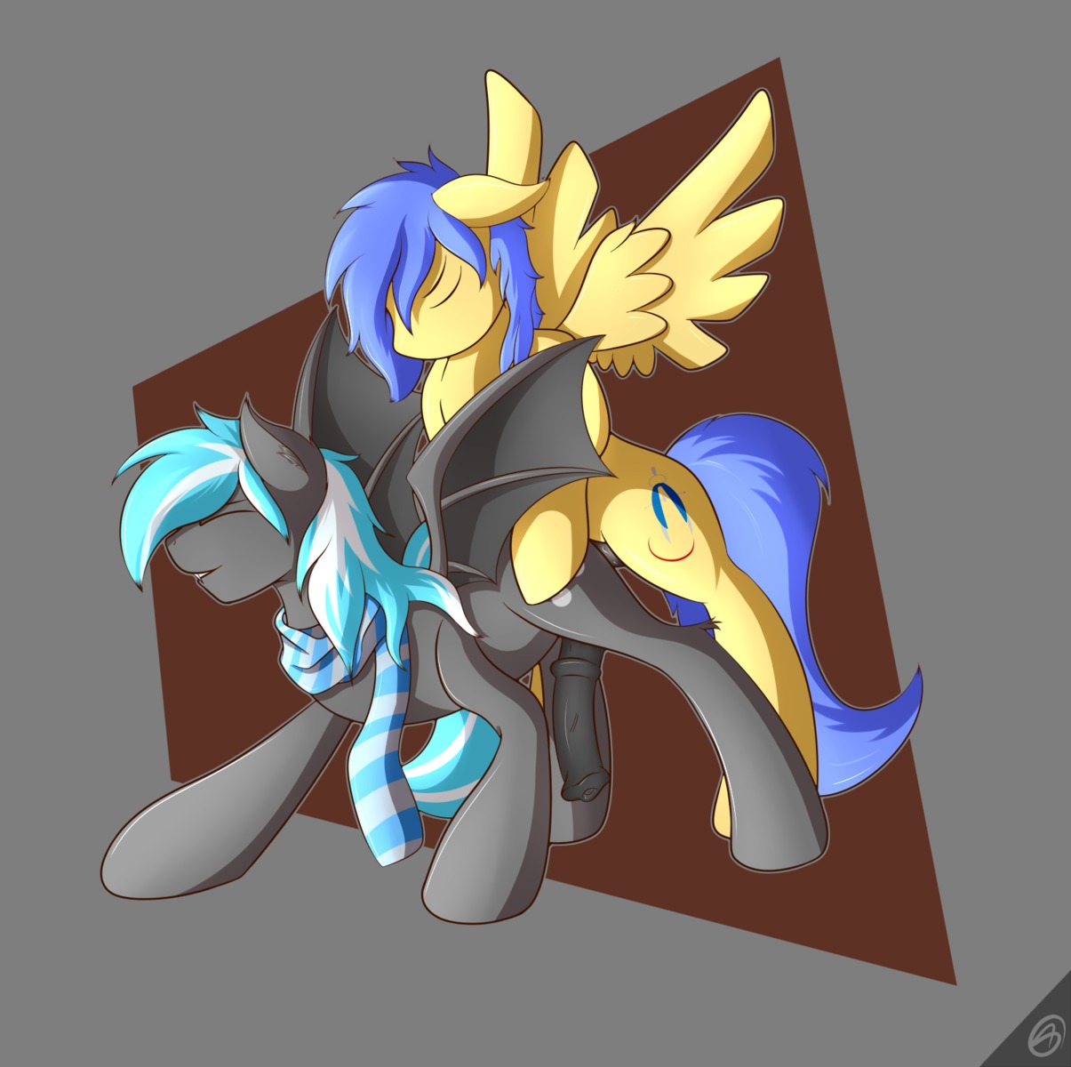 alpha_channel anal anal_penetration animal_genitalia animal_penis blue_hair blue_mane capseys cutie_mark duo e621 equid equine equine_genitalia equine_penis erection fangs feathered_wings feathers feral feral_on_feral from_behind_position genitals hair hasbro hi_res male male/male male_penetrated male_penetrating male_penetrating_male mammal mane membrane_(anatomy) membranous_wings mostly_nude my_little_pony mythological_creature mythological_equine mythology nude pegasus penetration penis sex teeth wings