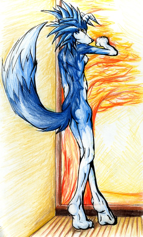 anthro blue_fur female furry monster_farm predestine_kyou rule34 rule_63 tiger
