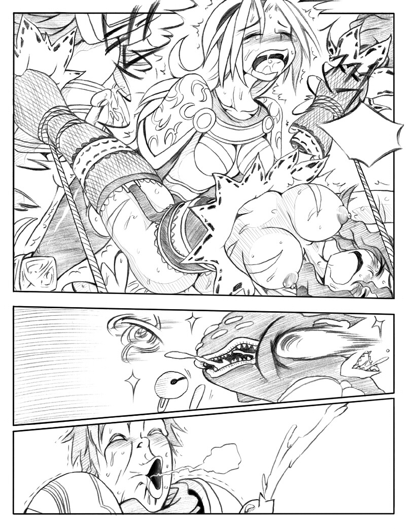 1boy 2girls ahe_gao baron_nashor blush bondage breasts breasts_out cum cumshot ejaculation erection female femdom femsub french_maid_nidalee garen_crownguard kimmundo league_of_legends luxanna_crownguard male monochrome multiple_females multiple_girls nidalee nipples open_mouth orgasm penis penis_with_face rope rule34 sex straight tagme yuri