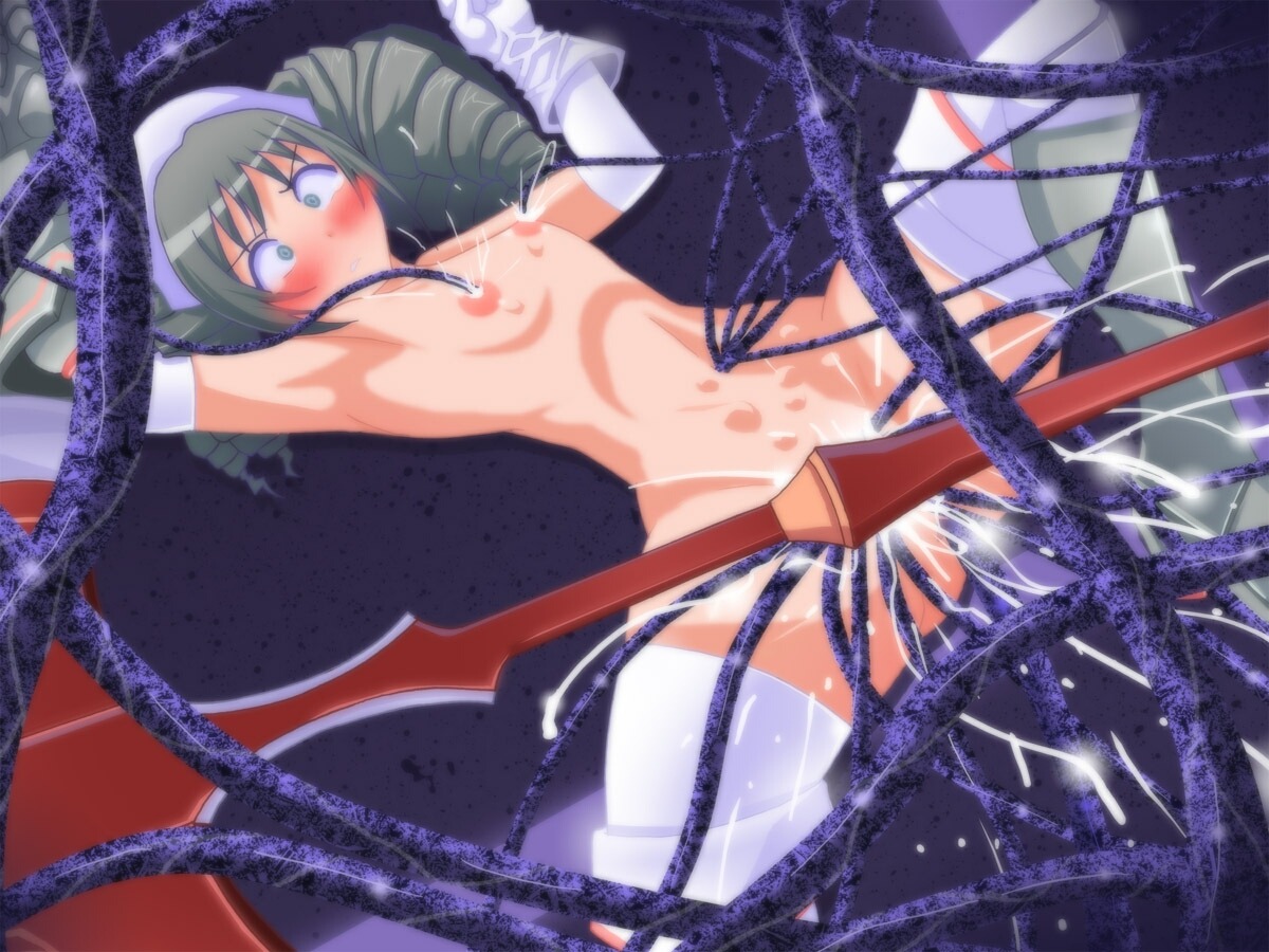 armpits arms_up breasts female queen's_blade rule34 small_breasts tagme tentacles ymir_(queen's_blade)