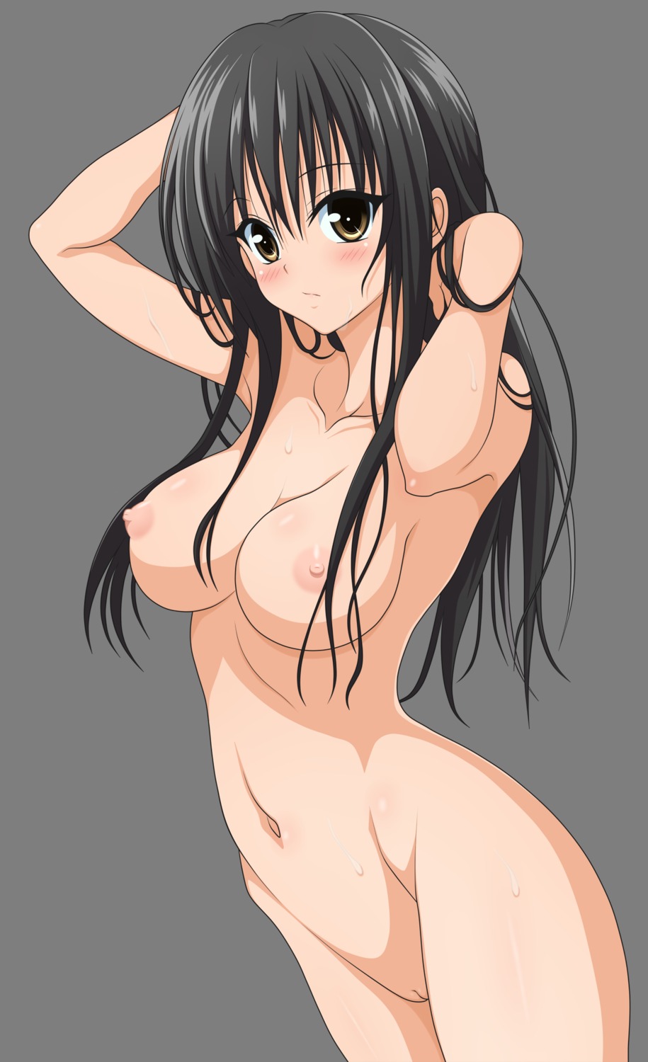 breasts female kotegawa_yui medium_breasts nipples nude nude_female nude_filter pussy rule34 to_love-ru transparent_png uncensored vector_trace
