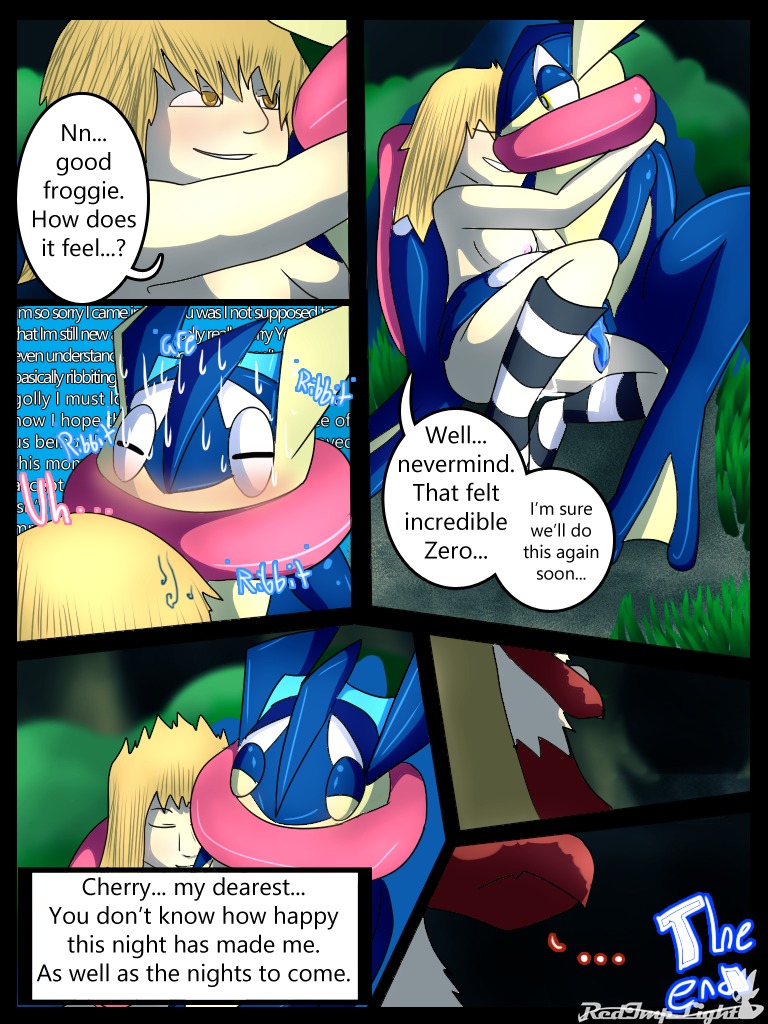 3:4 adonis_(redimplight) after_sex amphibian animal_noises anthro apologetic avian bird blaziken blonde_hair blue_body blush bodily_fluids breasts brown_eyes cherry_the_trainer_(redimplight) clothing comic croaking cum detailed_background digital_media_(artwork) duo e621 ellipsis english_text eyebrow_through_hair eyebrows eyes_closed feet female flaccid footwear forest generation_3_pokemon generation_6_pokemon genital_fluids genitals grass greninja hair hug human inner_monologue interspecies knee_highs knee_socks language_barrier legwear light_body light_skin long_tongue male mammal membrane_(anatomy) nervous night nintendo nipples nude outside penis plant pokemon pokemon_(species) pokemon_speak pokephilia redimplight smile socks sweat tan_eyes text the_end thinking toes tongue tongue_out translucent translucent_hair tree verbose_text wall_of_text webbed_feet webbed_hands yellow_eyes zero_(redimplight)