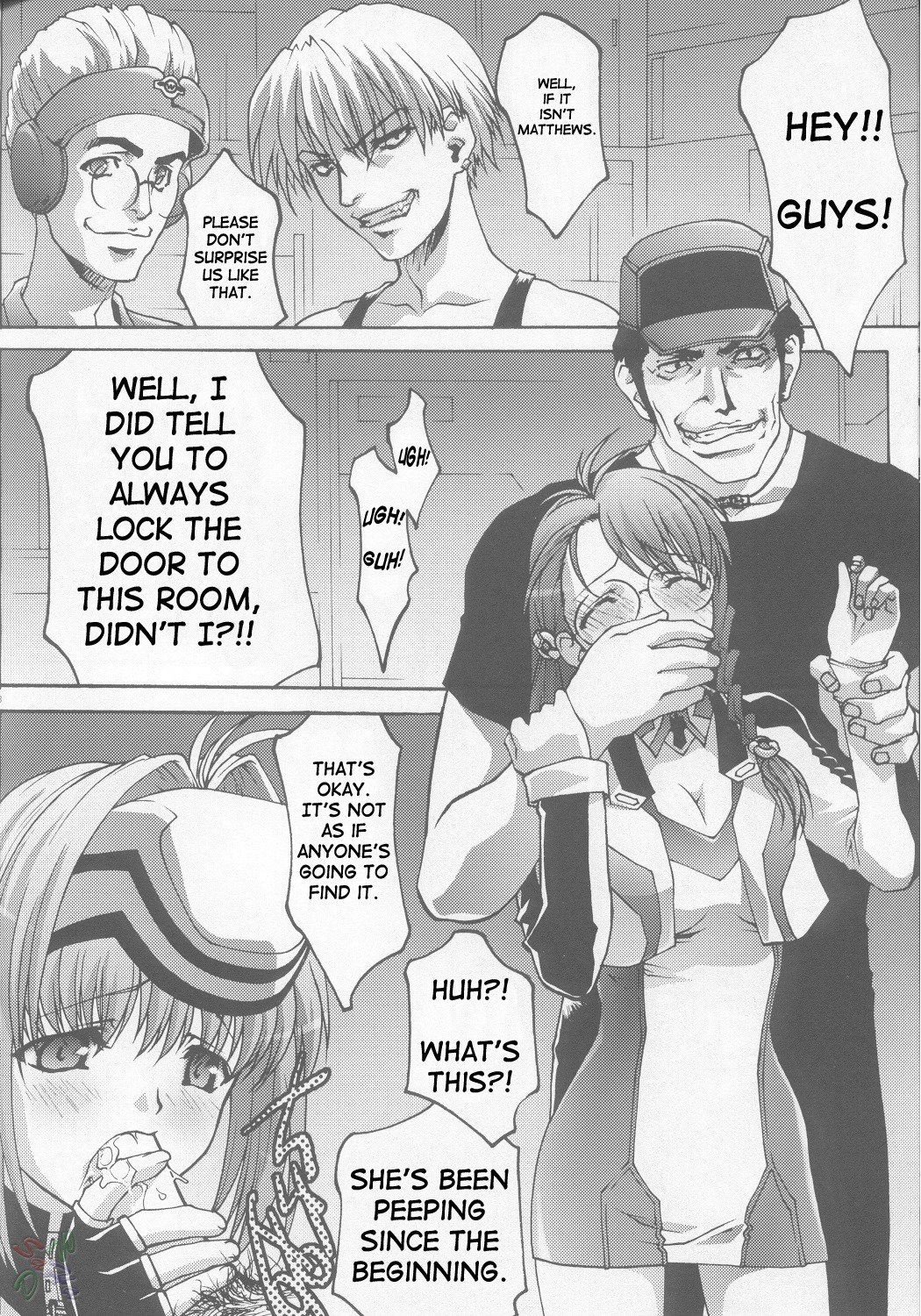 comic female kos-mos male multiple_males rule34 shion_uzuki tagme xenosaga