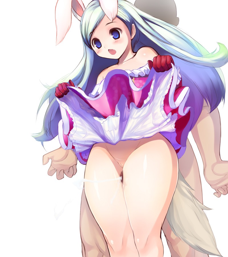 animal_humanoid blue_eyes blush bodily_fluids bottomless bottomwear censored clothed clothing clothing_lift cum cumshot duo e621 ejaculation elin erection faceless_character faceless_male female fuyu genital_fluids genitals hair humanoid lagomorph lagomorph_humanoid leporid leporid_humanoid long_hair male mammal mammal_humanoid no_underwear open_mouth orgasm penis rabbit rabbit_humanoid sex simple_background skirt skirt_lift tera_online thigh_sex tongue upskirt vulva white_background wide_hips