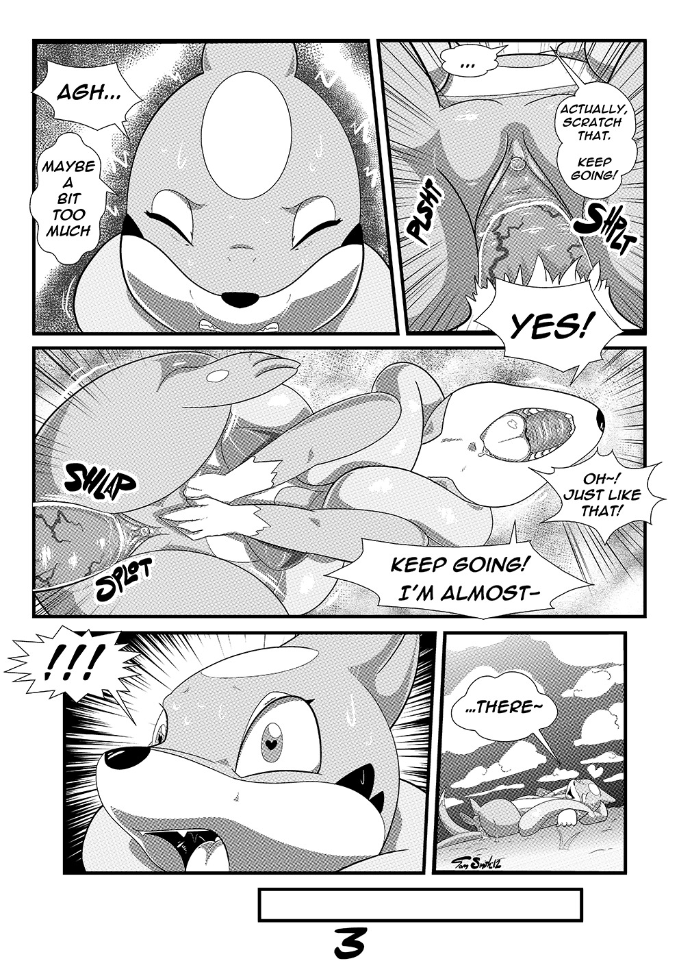 comic conditional_dnp disembodied_penis duo e621 english_text erection female floatzel from_front_position generation_4_pokemon genitals greyscale hi_res insomniacovrlrd lying male male/female missionary_position monochrome multiple_scenes nintendo nude on_back orgasm penis pokemon pokemon_(species) question_mark screentone sex solo_focus text vaginal vulva