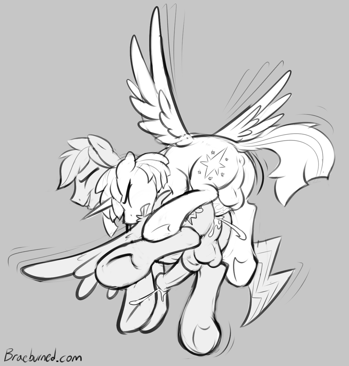 2013 all_fours anal anal_orgasm anal_penetration animal_genitalia animal_penis anus backsack balls bodily_fluids braeburned butt clenched_teeth crossgender cum cum_in_ass cum_inside cum_while_penetrated cutie_mark digital_media_(artwork) doggystyle duo e621 ejaculation english_text equid equine equine_genitalia equine_penis erection eyes_closed feathered_wings feathers feral feral_on_feral feral_penetrated feral_penetrating feral_penetrating_feral flying flying_sex friendship_is_magic from_behind_position ftm_crossgender fur genital_fluids genitals hair hands-free hasbro hi_res horn male male/male male_penetrated male_penetrating male_penetrating_male mammal monochrome my_little_pony mythological_creature mythological_equine mythology orgasm penetration penile penile_penetration penis penis_in_ass rainbow_dash_(mlp) sex simple_background teeth text top_hole twilight_sparkle_(mlp) url winged_unicorn wings