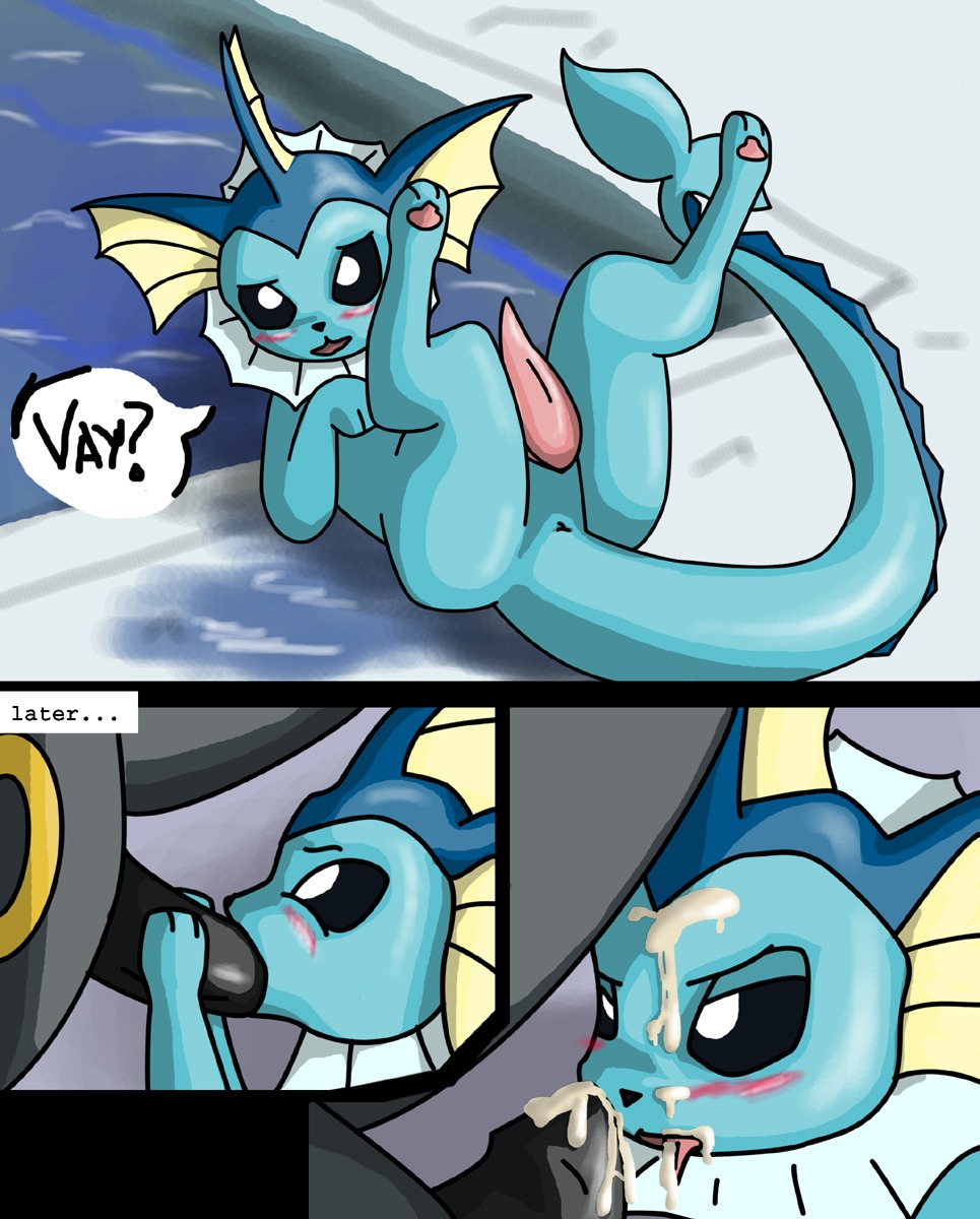 black_penis blush bodily_fluids comic cum cum_on_face cum_on_tongue duo e621 eeveelution erection faceless_character faceless_male fellatio feral generation_1_pokemon generation_2_pokemon genital_fluids genitals hi_res male male/male male_penetrated male_penetrating male_penetrating_male nintendo oral oral_penetration penetration penile penis pokemon pokemon_(species) proteus sex tail tongue umbreon vaporeon water