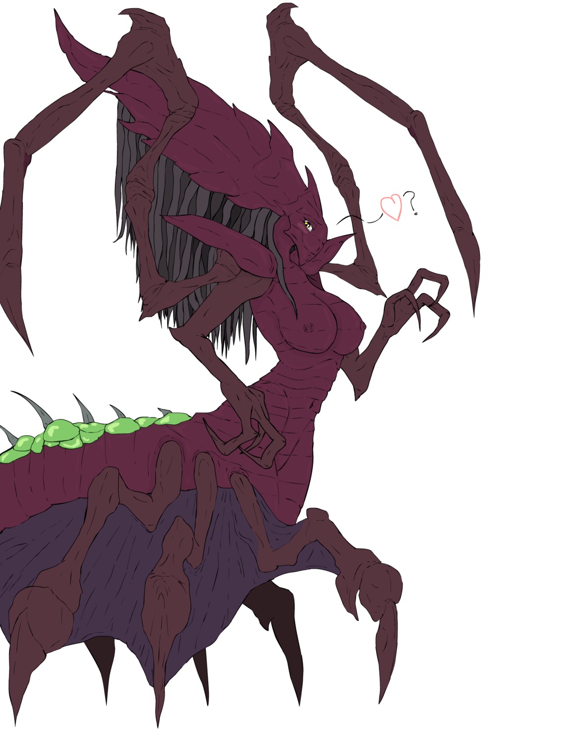 1girls breasts female female_only humanoid methados nipples queen_(starcraft) rule34 solo solo_female starcraft tagme zerg