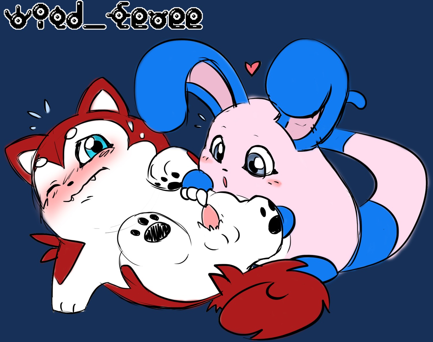 ambiguous_gender balls bandai_namco blue_background blush canid canine character_cipher crossover curious custom_unown_form digimon digimon_(species) duo e621 english_text erection fakemon fan_character finger_on_penis generation_2_pokemon genitals goumon heart_symbol hi_res long_ears long_tail lowercase_unown lying male mammal nintendo on_back penis pokemon pokemon_(species) poking poking_penis simple_background tail text touching_penis translated tutumon unown_(pokemon) unown_e unown_text unown_w wild_eevee young