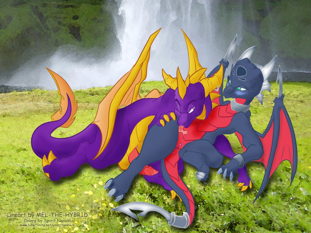 cynder dragon female feral horn male mel_the_hybrid mythological_creature mythological_scalie mythology penis pussy rule34 scalie spyro spyro_the_dragon tagme wings