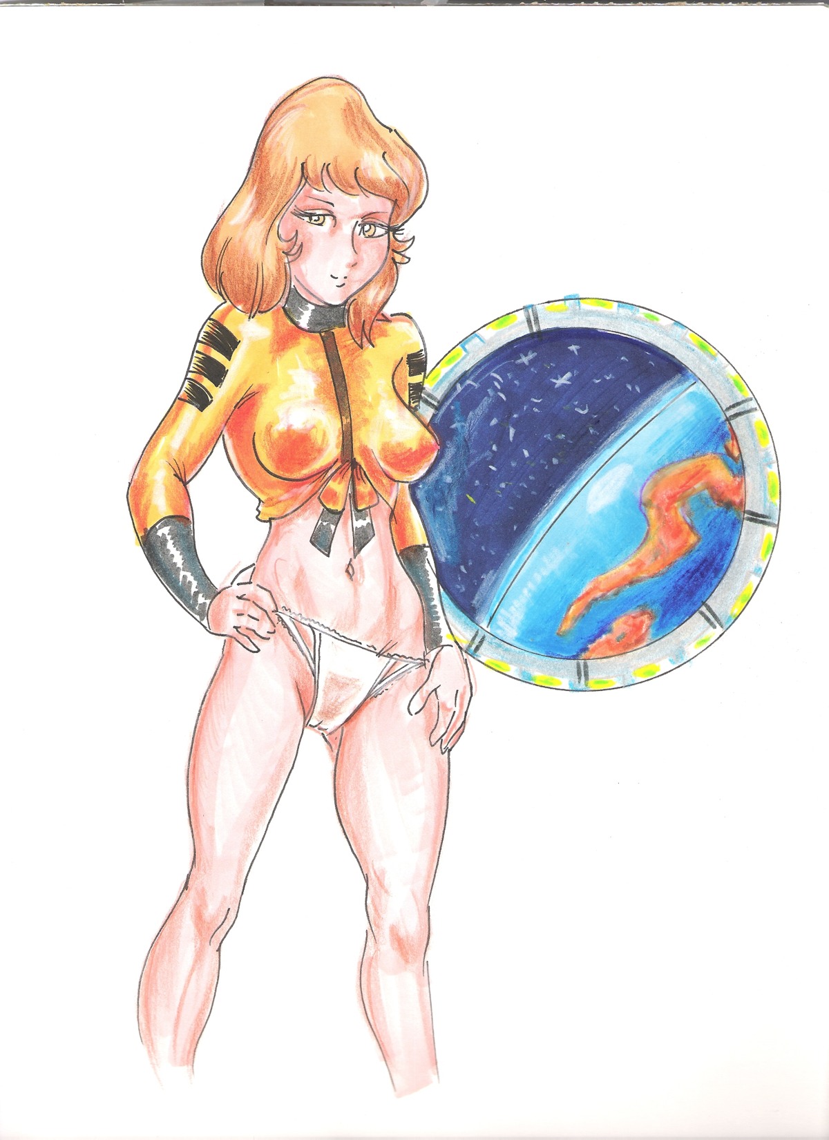 2009 blonde_hair dalek-hal female nova_forrester rule34 space space_battleship_yamato tagme yuki_mori