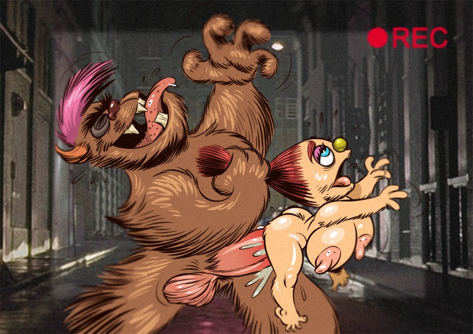 anthro avenue_q dahr female kate_monster male rule34 sex straight tagme trekkie_monster