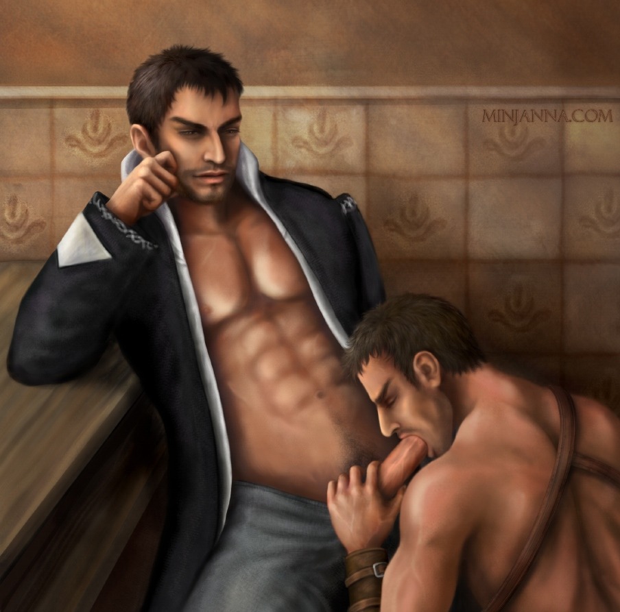 altair_ibn_la-ahad assassin's_creed assassin's_creed_(series) fellatio gay male male_only malik_al-sayf oral penis rule34 ubisoft yaoi