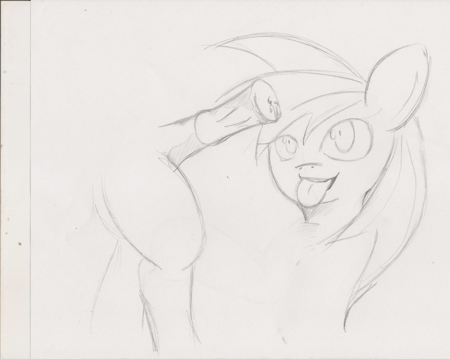 2013 black_and_white dj.haruna_dash duo e621 equid equine erection female friendship_is_magic genitals hasbro hi_res male mammal monochrome my_little_pony mythological_creature mythological_equine mythology nude open_mouth pegasus penis rainbow_dash_(mlp) simple_background white_background wings