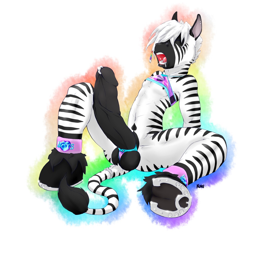 1:1 anthro balls big_penis clothed clothing clothing_lift e621 equid equine erection eyes_closed femboy genital_piercing genitals heart_symbol hooves horseshoe humanoid_genitalia humanoid_penis hyper kuni male mammal nipples nude orgasm penis penis_piercing piercing prince_albert_piercing rainbow shirt shirt_lift solo stripes tail topwear young zebra