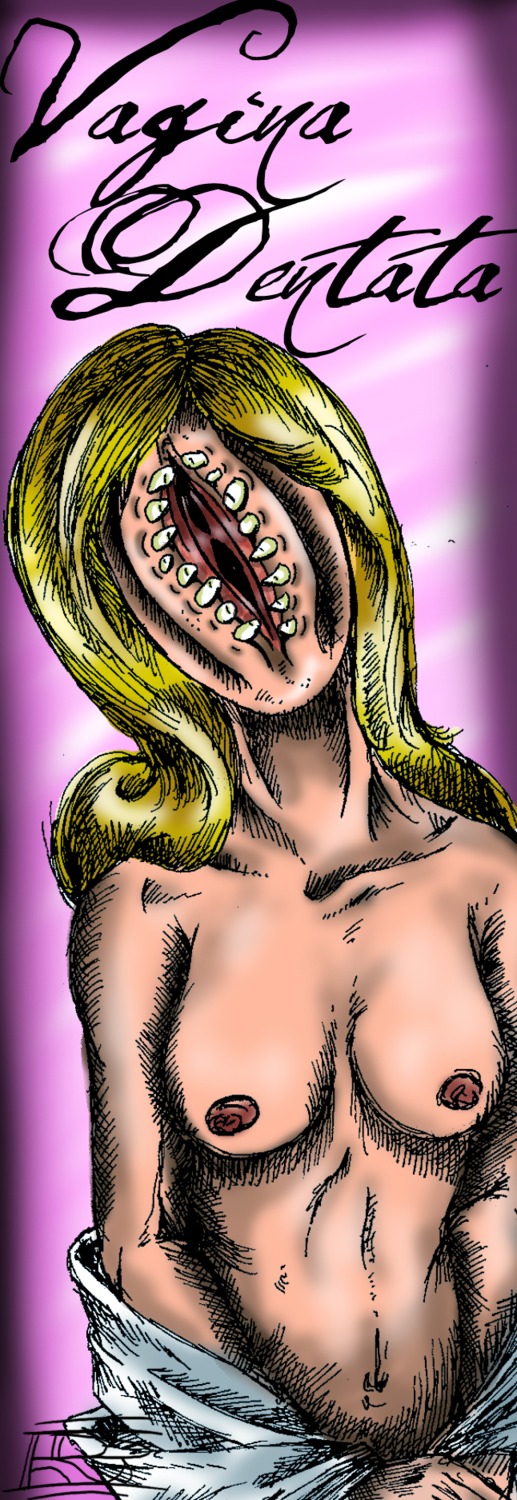 1girls breasts female horror inanimate pussy pussy_face rule34 sentient_pussy solo topless vagina vagina_dentata
