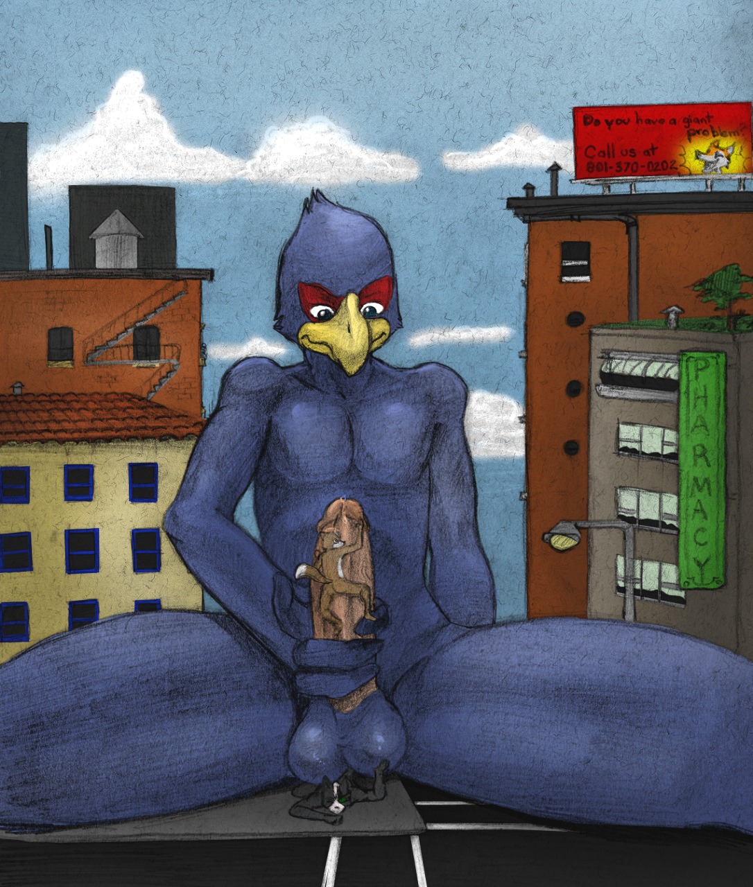 animal_genitalia anthro artist_collaboration avian balls beak big_penis bird blue_body blue_feathers canid canine canis e621 erection extreme_size_difference falco_lombardi feathers fox fox_mccloud genitals group hi_res humanoid_genitalia humanoid_penis interspecies larger_male macro male male/male mammal masturbation muscular nintendo nude pecs penile penile_masturbation penis sheath siman-clifton size_difference smaller_male spread_legs spreading star_fox tail tea_bagging tush_(artist) vein wolf wolf_o'donnell