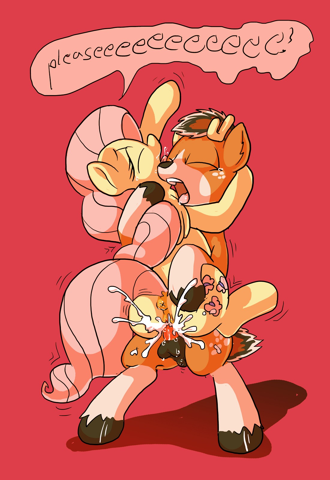 2013 antlers anus balls bodily_fluids cum cum_in_vagina cum_inside cutie_mark deer docwario drooling duo e621 english_text equid equine erection eyes_closed feathered_wings feathers female female_penetrated feral fluttershy_(mlp) freckles friendship_is_magic genital_fluids genitals hair hasbro hi_res hooves horn interspecies male male/female male_penetrating male_penetrating_female mammal my_little_pony mythological_creature mythological_equine mythology nude open_mouth orgasm pegasus penetration penile penile_penetration penis penis_in_vagina pink_hair saliva sex text vaginal vaginal_penetration wings yellow_body yellow_feathers
