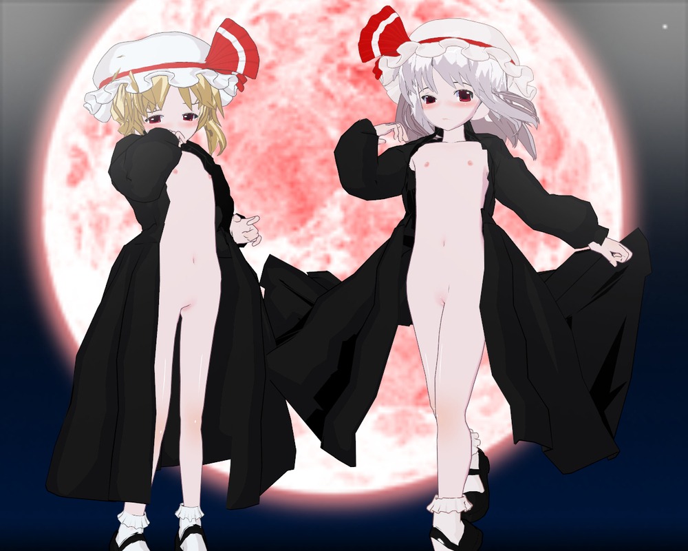 female flandre_scarlet remilia_scarlet rule34 tagme touhou