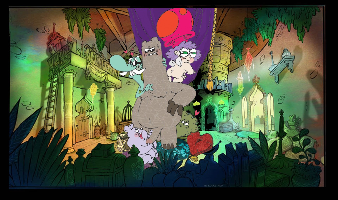cartoon_network chowder chowder_(character) chowder_(series) female group kimchi local-shop male mung_daal old rule34 shnitzel truffles_(chowder) yaoi young