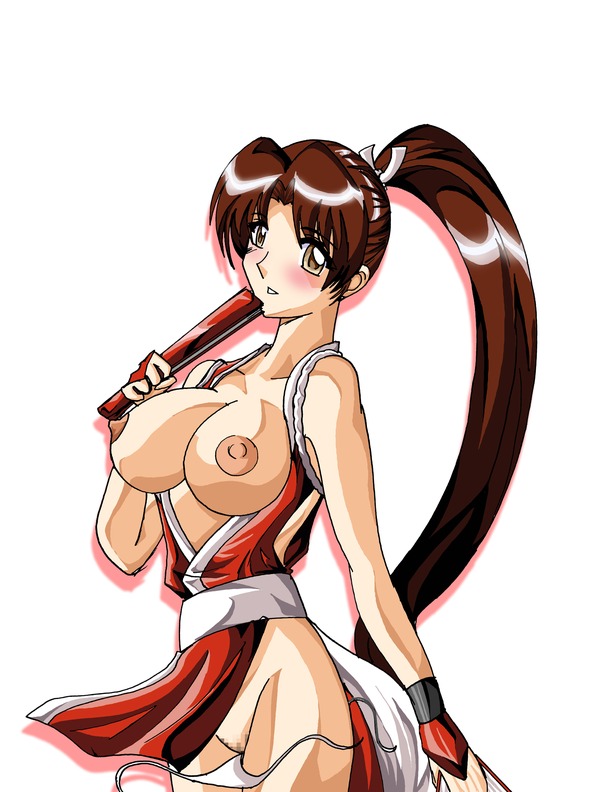 fatal_fury female female_only human king_of_fighters mai_shiranui rule34 snk solo tagme