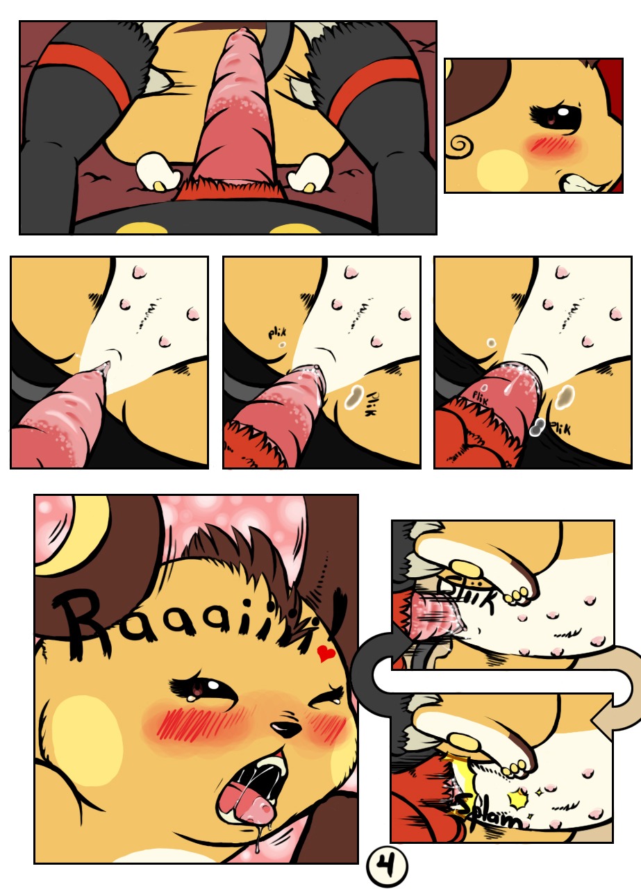 anthro balls comic dialogue dominant duo e621 emboar english_text erection female female_penetrated fire generation_1_pokemon generation_5_pokemon genitals hi_res larger_dom male male/female male_penetrating male_penetrating_female mammal nintendo nude penetration penile penile_penetration penis penis_in_vagina pokemon pokemon_(species) raichu rathmutatio rodent sex size_difference text vaginal vaginal_penetration vulva