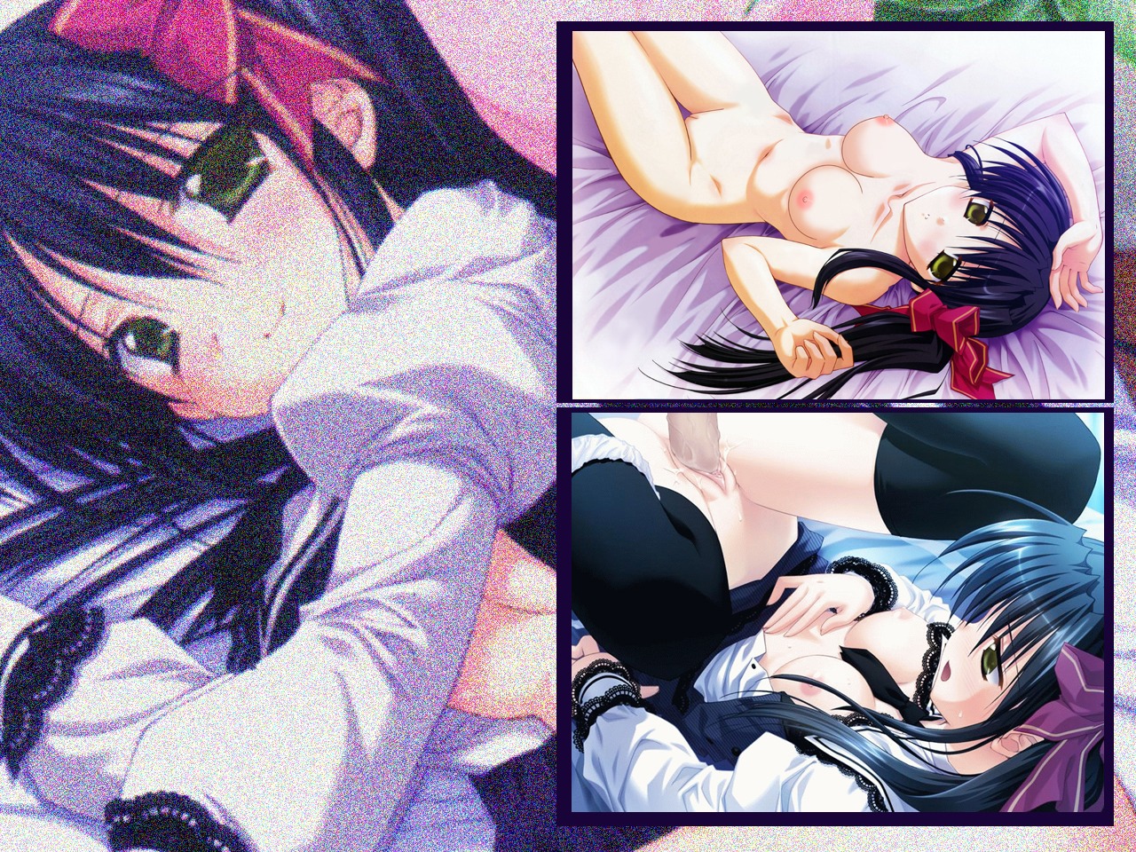 asaba_yuu aster_(game) female nipples no_bra nude open_clothes open_shirt pussy rule34 sex shirt thighhighs yuzuki_saki