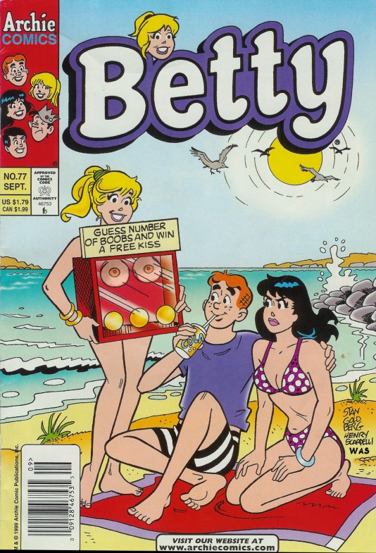 2girls archie_andrews archie_comics betty_and_veronica betty_cooper black_hair blonde_hair female multiple_females multiple_girls rule34 sak swimsuit veronica_lodge