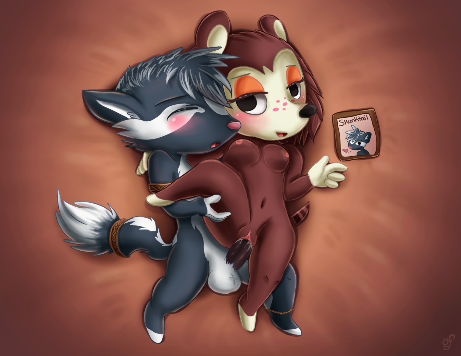 absurd_res animal_crossing anthro areola balls blush bodily_fluids breasts cum cum_in_vagina cum_inside duo e621 erection eulipotyphlan eyelashes facial_tuft featureless_feet feet female female_penetrated freckled_face freckles fur genital_fluids genitals guinefurrie hair hedgehog hi_res interspecies long_eyelashes male male/female male_penetrating male_penetrating_female mammal mephitid nintendo nipples nude open_mouth orgasm penetration penile penile_penetration penis penis_in_vagina sable_able sex skunk skunktail smile spotted_skunk tuft vaginal vaginal_penetration vulva