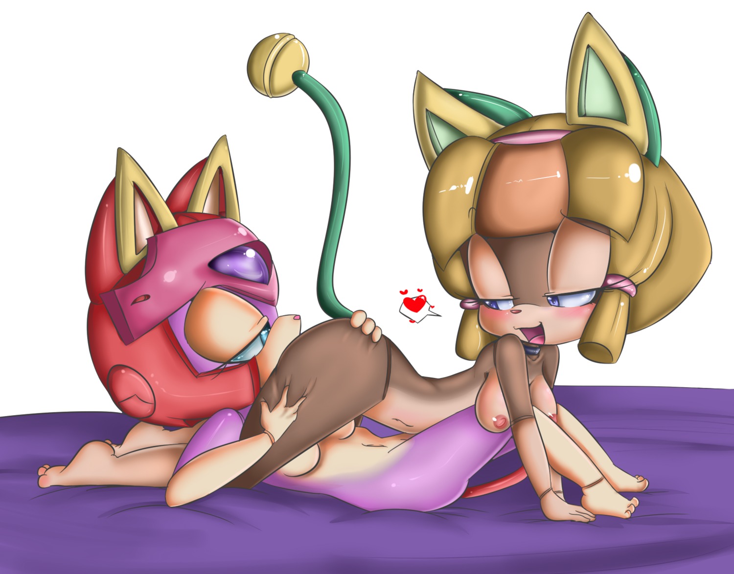 anthro breasts cunnilingus digital_media_(artwork) duo e621 female female/female francine_manx heart_symbol hi_res oral polly_esther samurai_pizza_cats sex tail tenshigarden vaginal