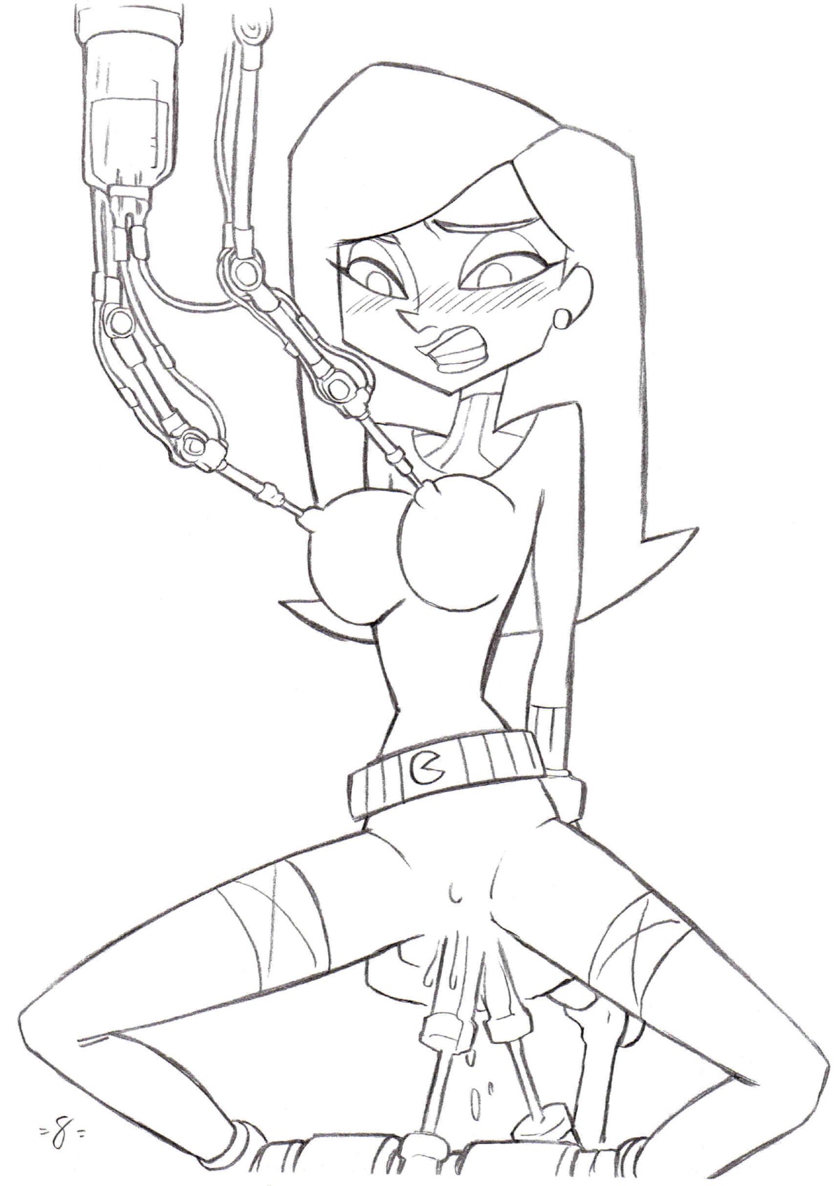 agent_k anal anal_sex anal_training bondage dildo disney double_penetration female monochrome nipples pussy pussy_training rule34 sketch tagme the_replacements union_of_the_snake vaginal_penetration