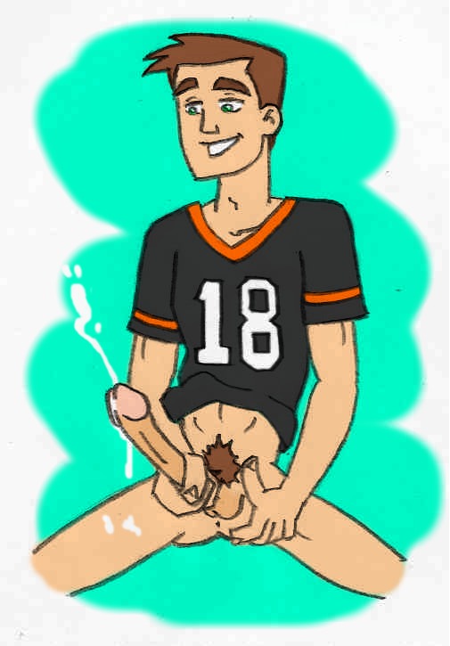 6teen bottomless_male brockyaoi charlie_dobbs clothing cum_on_leg cumshot ejaculation erect_penis holding_penis male male_only masturbation penis puberty pubes pubic_hair rule34 solo tagme