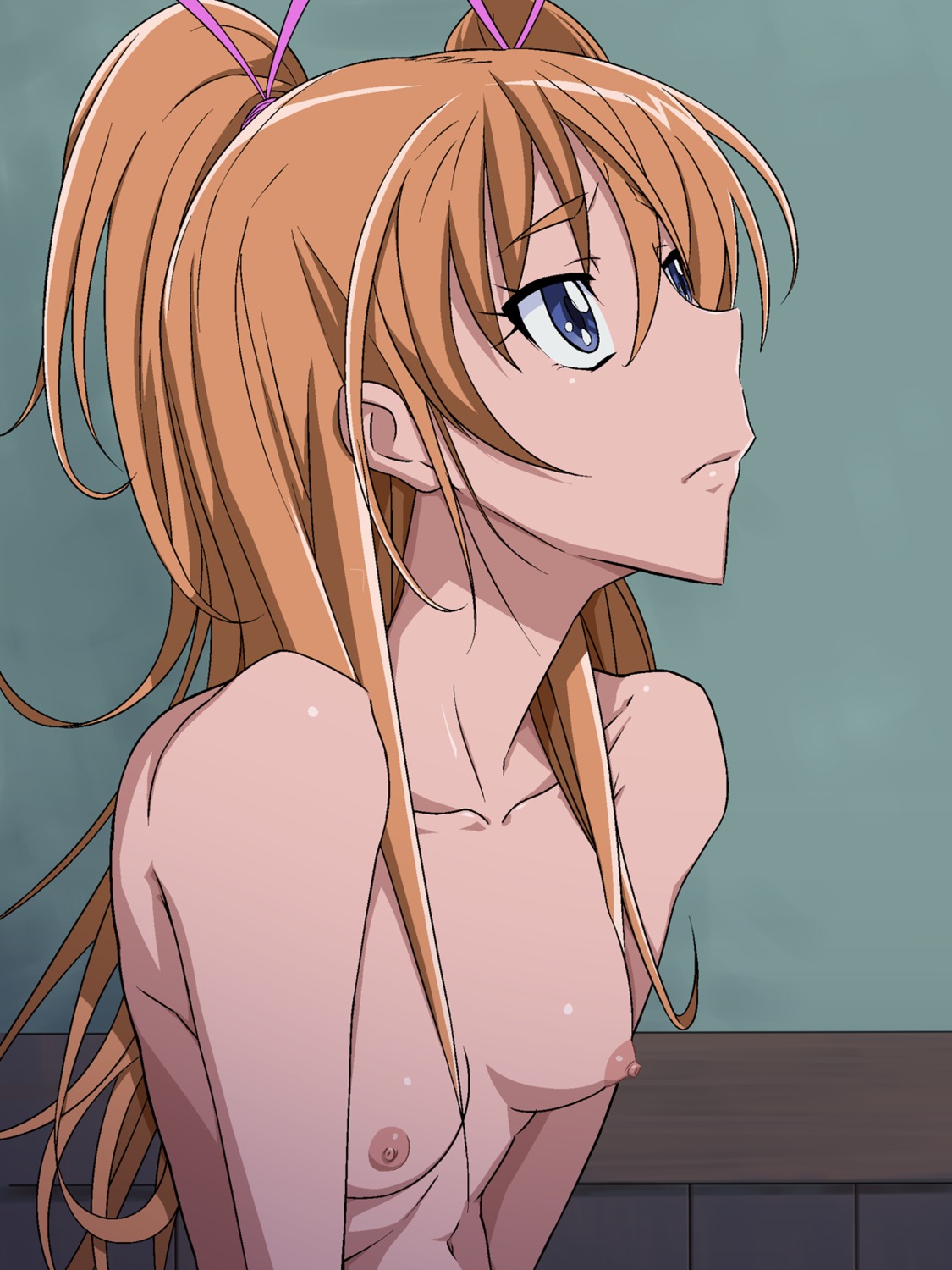 blue_eyes breasts female highres houjou_hibiki ice_place nude precure pretty_cure rule34 small_breasts suite_precure
