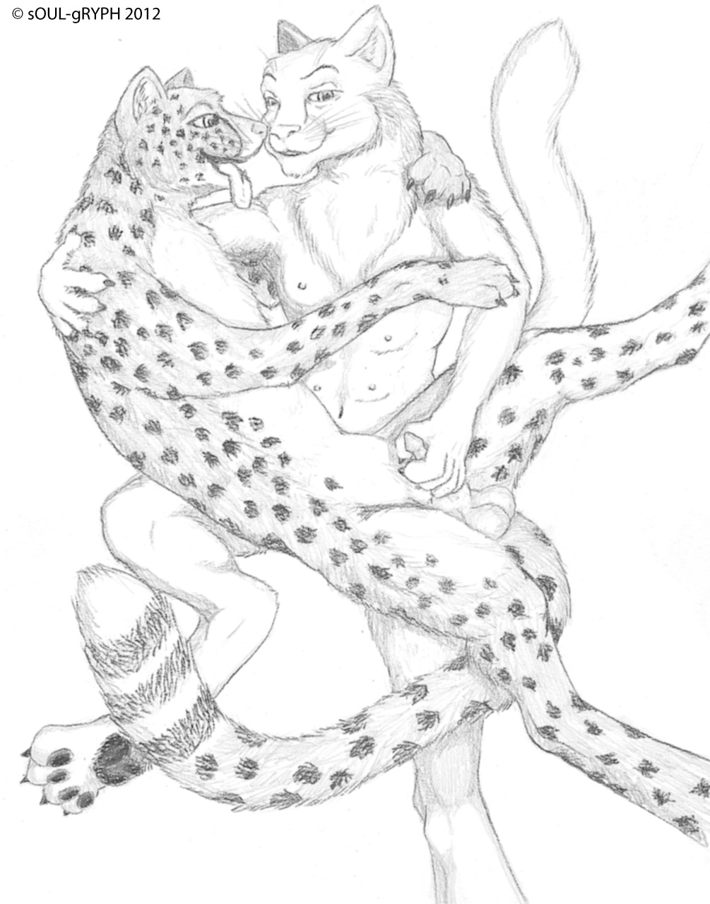 anatomically_correct anatomically_correct_genitalia anatomically_correct_penis animal_genitalia animal_penis anthro anthro_on_feral balls bestiality breasts cheetah cougar duo e621 erection felid feline feline_genitalia feline_penis female feral funny_post_number genitals graphite_(artwork) greyscale handjob hi_res interspecies male male/female mammal monochrome multi_breast multi_nipple nipples penile penis sex soulgryph supernumerary_breasts tail traditional_media_(artwork)