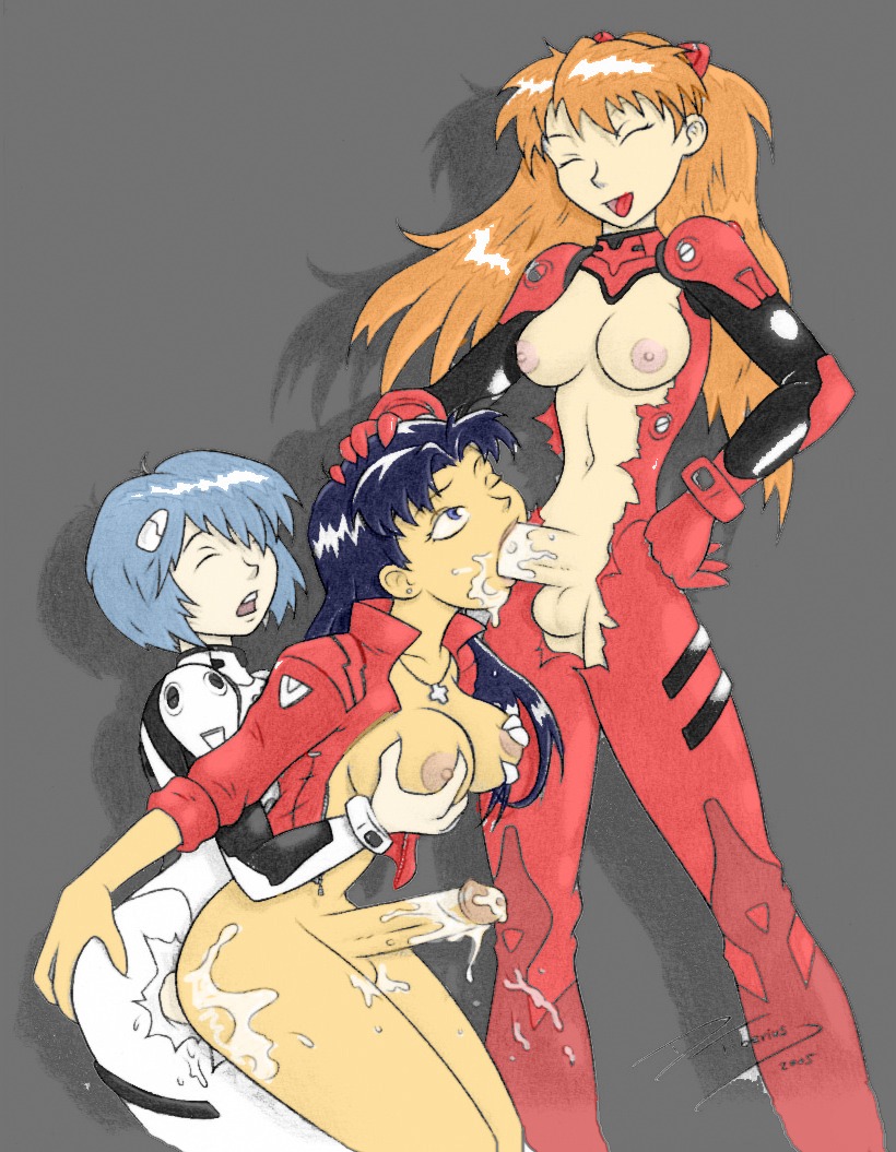 2005 3futas asuka_langley_sohryu blue_hair breasts clothed_sex clothing color colored cum cum_in_mouth cum_inside dtiberius futa_on_futa futa_only futanari gainax human intersex jacket large_breasts light_skin long_hair medium_breasts misato_katsuragi neon_genesis_evangelion nipples oral_sex orange_hair pilot_suit plugsuit purple_hair rei_ayanami rule34 short_hair threesome torn_clothes uncensored