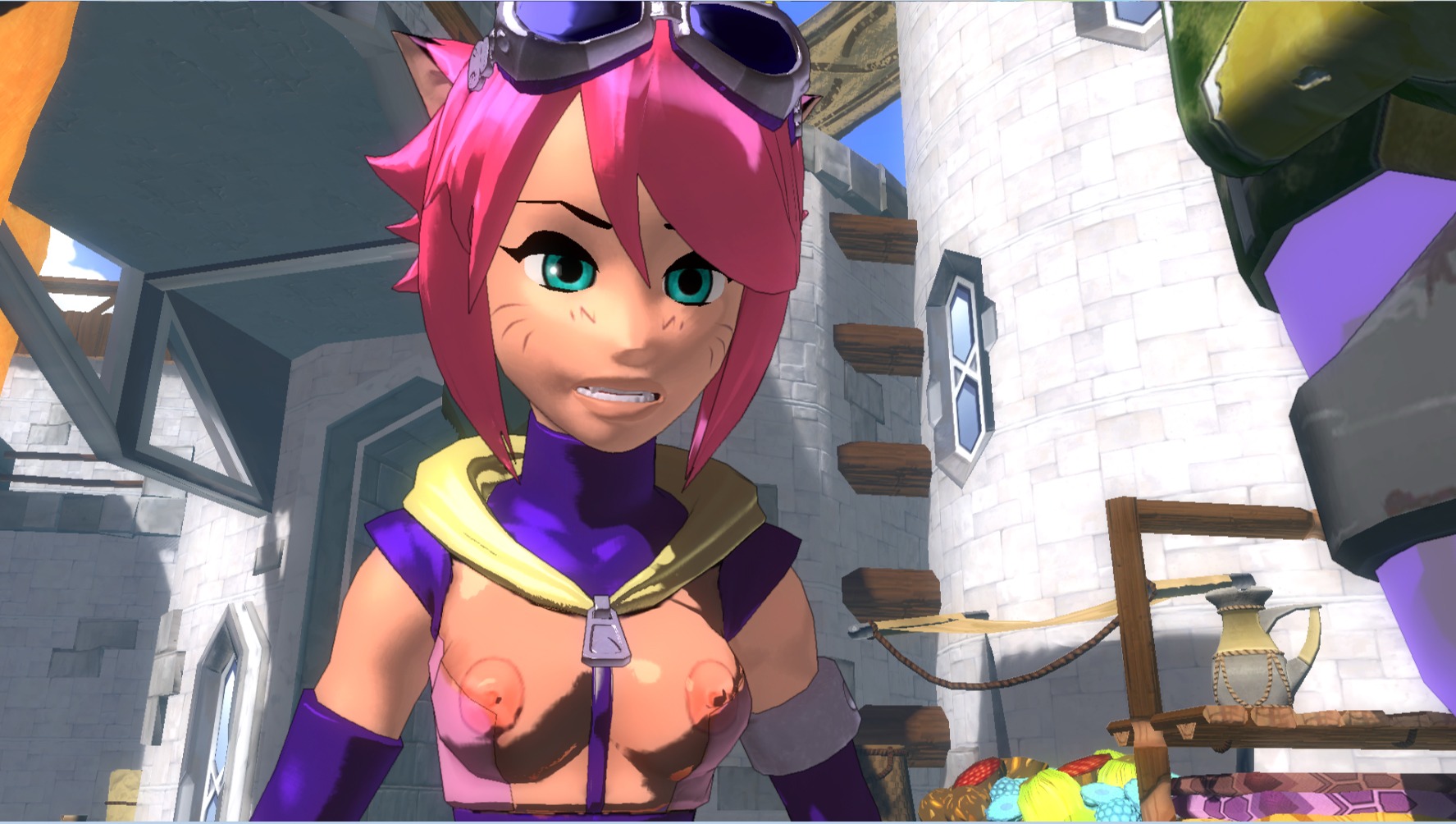 blade_kitten female kit_ballard pink_hair rule34 tagme