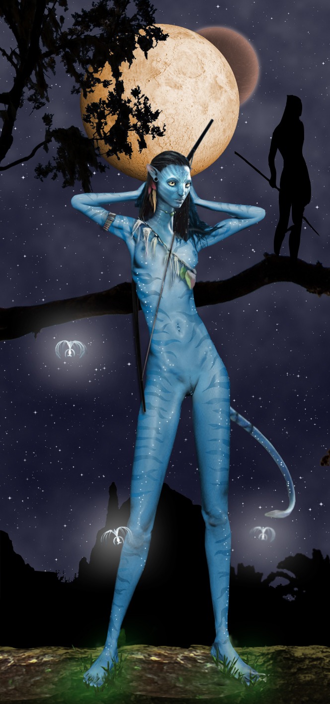 1girls alien alien_girl alien_only avatar female na'vi neytiri rule34