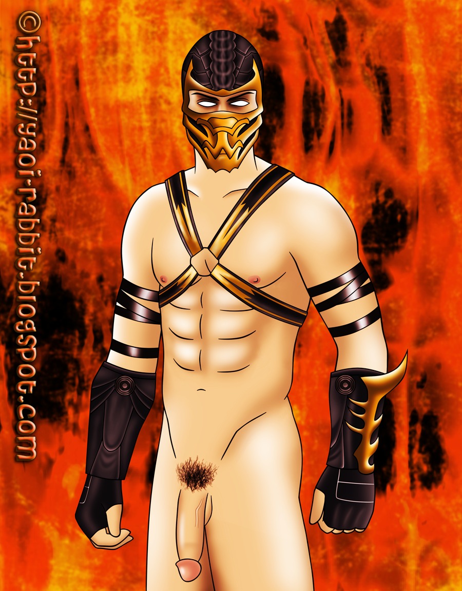 1boy color male male_only mortal_kombat rule34 scorpion_(mortal_kombat) solo tagme