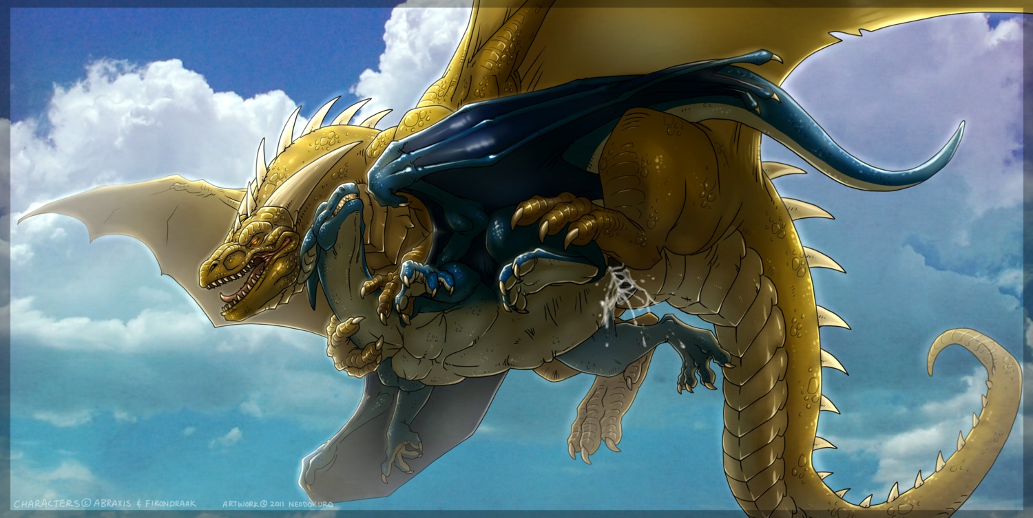 2011 abdominal_bulge abraxis absurd_res anal blue_body bodily_fluids bulge cloud cum cum_in_vagina cum_inside dragon duo e621 erection european_mythology female female_penetrated feral feral_on_feral firondraak flying flying_sex genital_fluids genitals hi_res horn larger_male male male/female male_penetrating male_penetrating_female membrane_(anatomy) membranous_wings mythological_creature mythological_scalie mythology neodokuro nude outside penetration penile penile_penetration penis penis_in_vagina scalie sex size_difference sky skyscape smaller_female smaller_penetrated tail vaginal vaginal_penetration vulva western_dragon wings yellow_body