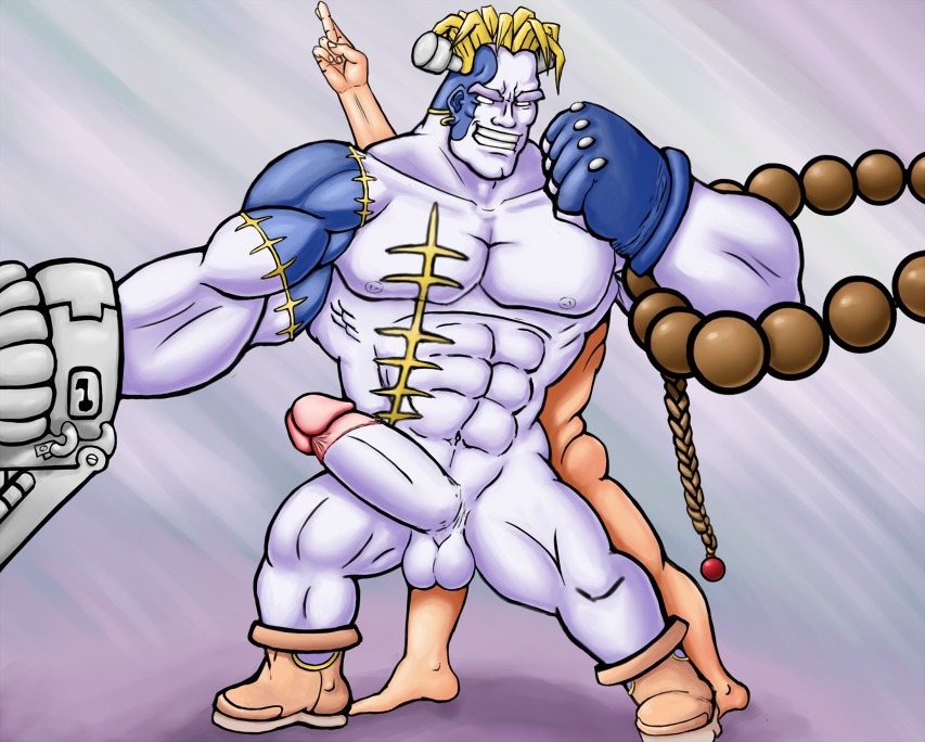 2boys anal anal_sex balls big_penis blonde_hair brown_hair darkstalkers donovan_baine from_behind gay huge_cock long_hair male male_only penis roalli rule34 scar sex short_hair victor_von_gerdenheim yaoi