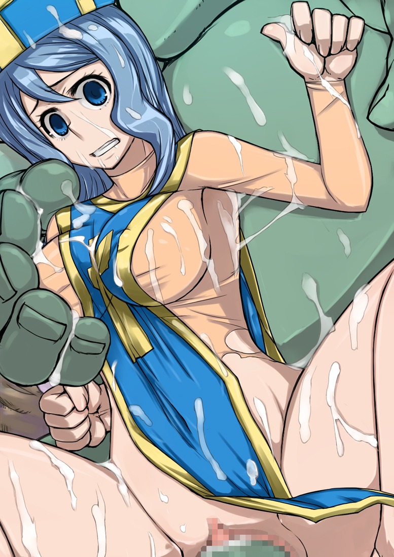 breasts censored clothing cum dragon_quest dragon_quest_iii female majokko_youheidan medium_breasts monster priest_(dq3) rule34 tagme torn_clothes
