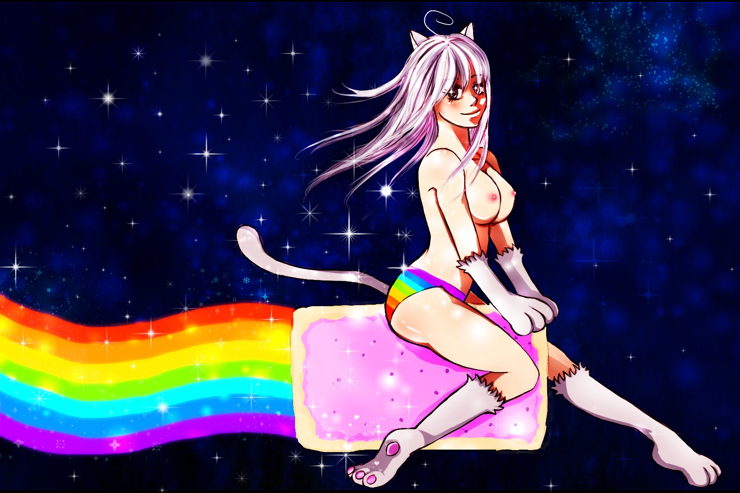 breasts female meme nyan_cat nyan_cat:_lost_in_space nyan_cat_(copyright) pop-tarts rule34 rule_63 silly_cats tagme toaster_pastry