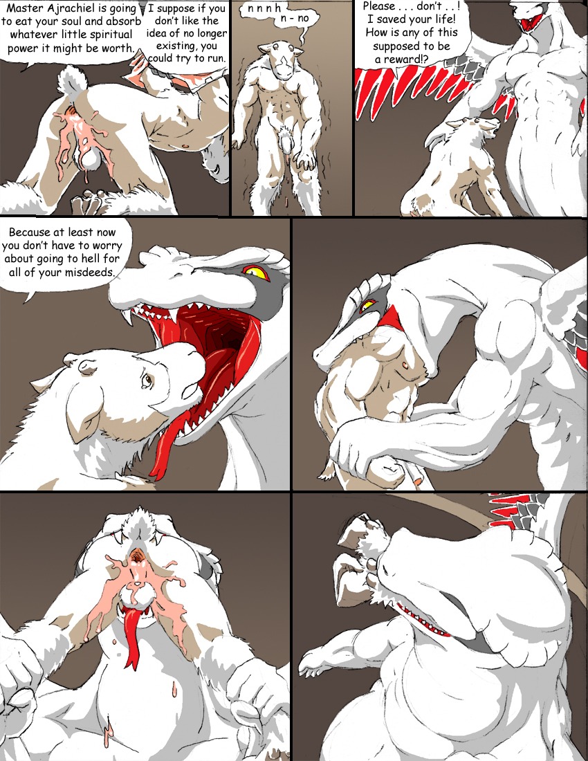 anthro anus apode backsack balls blood bodily_fluids comic couatl cum cum_in_ass cum_inside deer dialogue draconcopode duo e621 english_text fangs feathered_scalie feathered_snake feathered_wings feathers flaccid foreskin forked_tongue gaping gaping_anus genital_fluids genitals head_first hooves humanoid_genitalia humanoid_penis kowa_(reiger) legless long_tongue male male/male male_pred male_prey mammal multiple_scenes muscular naga new_world_deer nude penis reiger reindeer reptile same_size_vore scalie serpentine snake soul_stealing soul_vore teeth text tongue underhoof vore white_balls wings