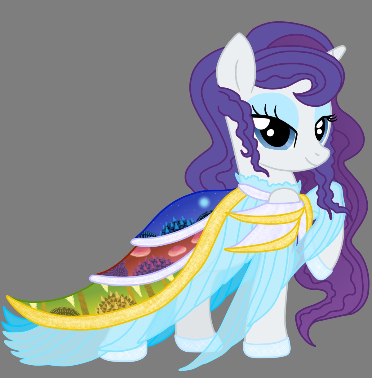 absurd_res alpha_channel clothing cloud dress e621 equid equine female feral footwear friendship_is_magic hasbro hi_res horn mammal melodycrystel moon my_little_pony mythological_creature mythological_equine mythology plant quadruped rarity_(mlp) shoes solo tree unicorn wood