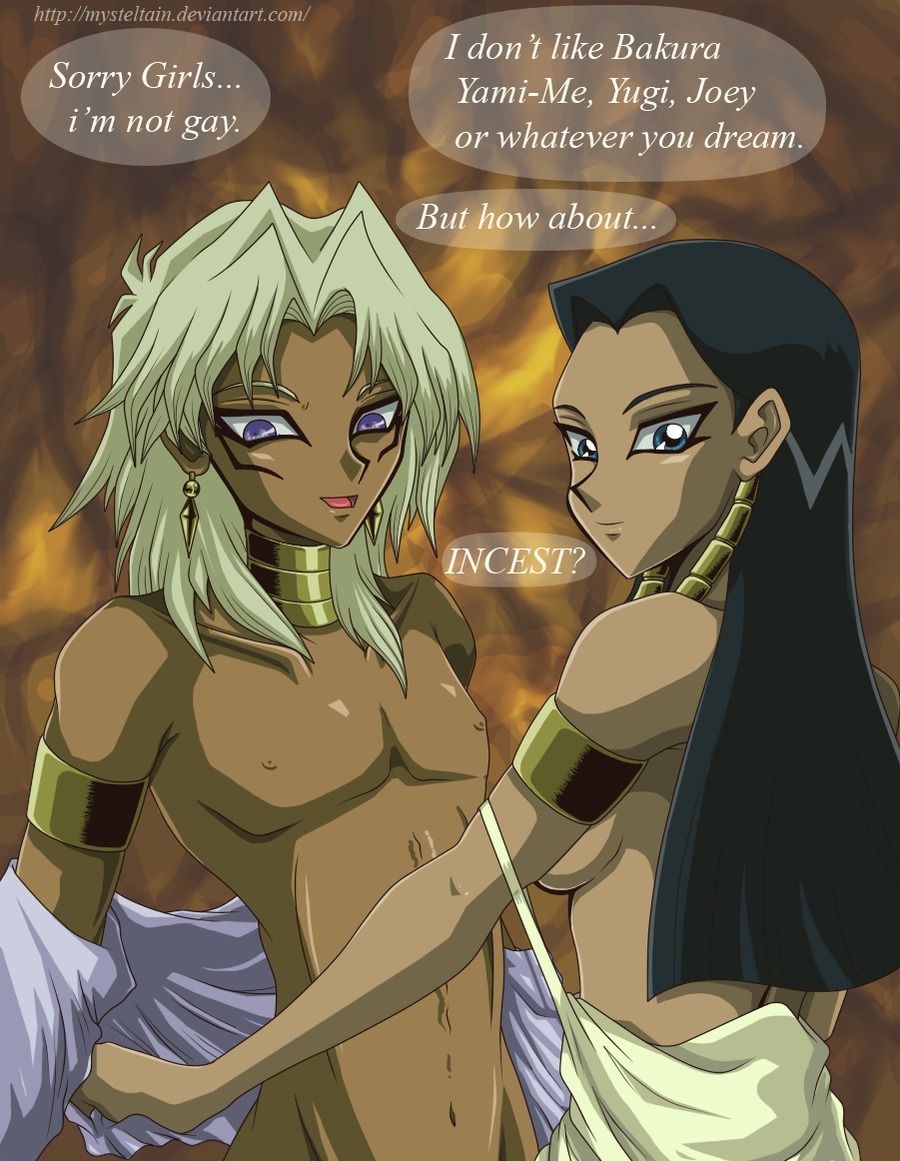 1boy 1girls big_sister brother brother_and_sister female human incest isis_ishtar little_brother male marik_ishtar mysteltain older_female older_sister rule34 straight tagme younger_brother younger_male yu-gi-oh!